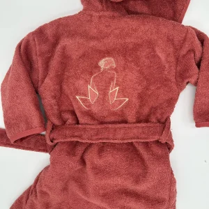 Badjas met logo en naam borduren – kindermaat 0-10 jaar